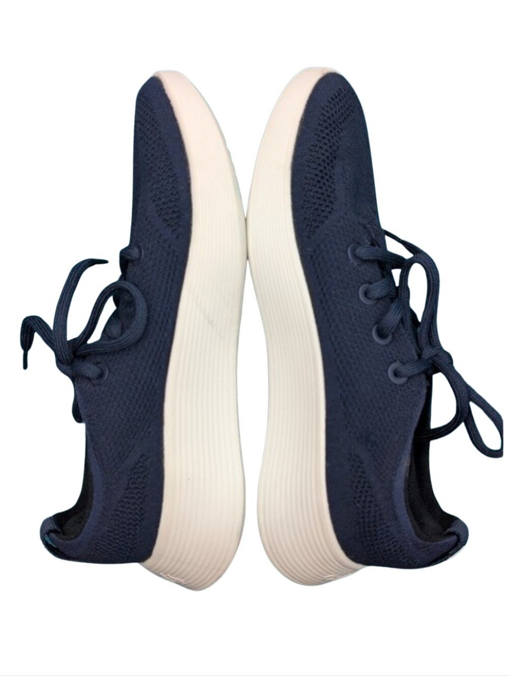 Allbirds Tree Runner Go Deep Navy Blue Knit Everyday Sneakers Womens 7.5 - Picture 4 of 7